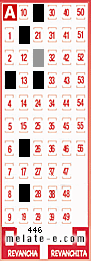 Volante ganador del sorteo 446 de Melate