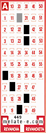 Volante ganador del sorteo 449 de Melate