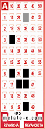 Volante ganador del sorteo 452 de Melate