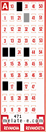 Volante ganador del sorteo 471 de Melate