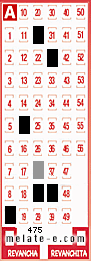 Volante ganador del sorteo 475 de Melate