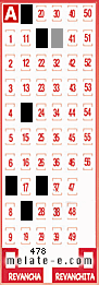 Volante ganador del sorteo 478 de Melate