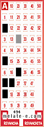 Volante ganador del sorteo 494 de Melate