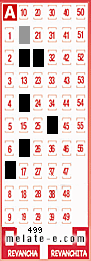Volante ganador del sorteo 499 de Melate