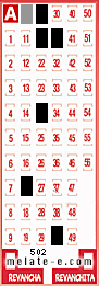 Volante ganador del sorteo 502 de Melate