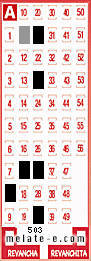 Volante ganador del sorteo 503 de Melate
