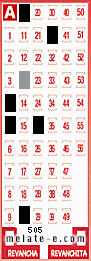 Volante ganador del sorteo 505 de Melate