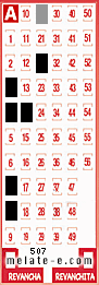 Volante ganador del sorteo 507 de Melate
