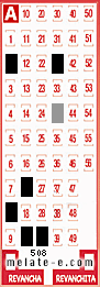Volante ganador del sorteo 508 de Melate