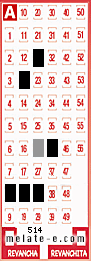 Volante ganador del sorteo 514 de Melate