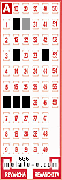 Volante ganador del sorteo 566 de Melate