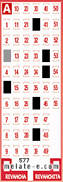 Volante ganador del sorteo 577 de Melate