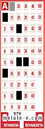 Volante ganador del sorteo 579 de Melate