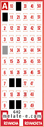 Volante ganador del sorteo 602 de Melate