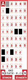 Volante ganador del sorteo 643 de Melate