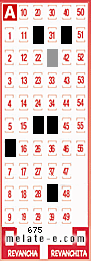 Volante ganador del sorteo 675 de Melate