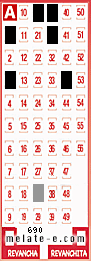 Volante ganador del sorteo 690 de Melate