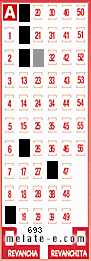 Volante ganador del sorteo 693 de Melate