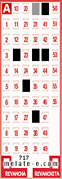 Volante ganador del sorteo 717 de Melate