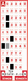 Volante ganador del sorteo 720 de Melate