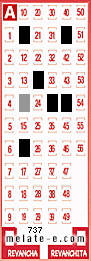 Volante ganador del sorteo 737 de Melate