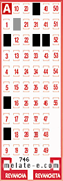 Volante ganador del sorteo 746 de Melate