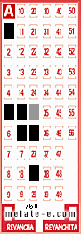 Volante ganador del sorteo 760 de Melate