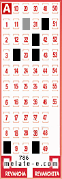 Volante ganador del sorteo 786 de Melate