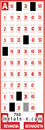 Volante ganador del sorteo 788 de Melate