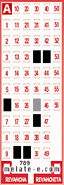 Volante ganador del sorteo 789 de Melate