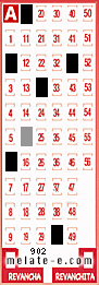 Volante ganador del sorteo 902 de Melate