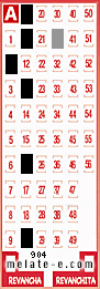 Volante ganador del sorteo 904 de Melate