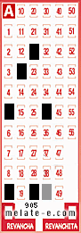 Volante ganador del sorteo 905 de Melate