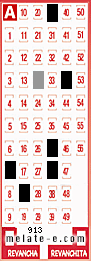 Volante ganador del sorteo 913 de Melate