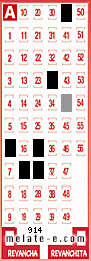 Volante ganador del sorteo 914 de Melate