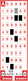 Volante ganador del sorteo 919 de Melate