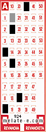 Volante ganador del sorteo 924 de Melate