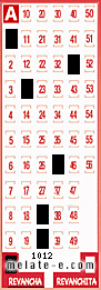 Volante ganador del sorteo 1012 de Revancha