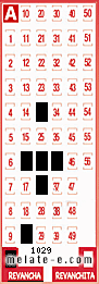 Volante ganador del sorteo 1029 de Revancha