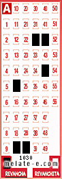 Volante ganador del sorteo 1030 de Revancha