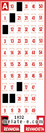 Volante ganador del sorteo 1032 de Revancha