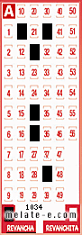 Volante ganador del sorteo 1034 de Revancha