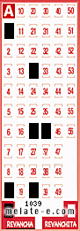 Volante ganador del sorteo 1039 de Revancha