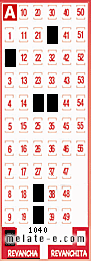 Volante ganador del sorteo 1040 de Revancha