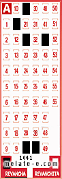Volante ganador del sorteo 1041 de Revancha