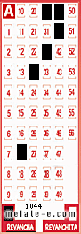 Volante ganador del sorteo 1044 de Revancha