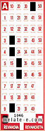 Volante ganador del sorteo 1046 de Revancha