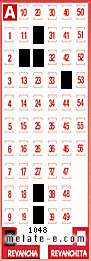 Volante ganador del sorteo 1048 de Revancha