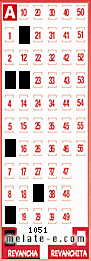 Volante ganador del sorteo 1051 de Revancha