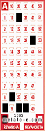 Volante ganador del sorteo 1052 de Revancha